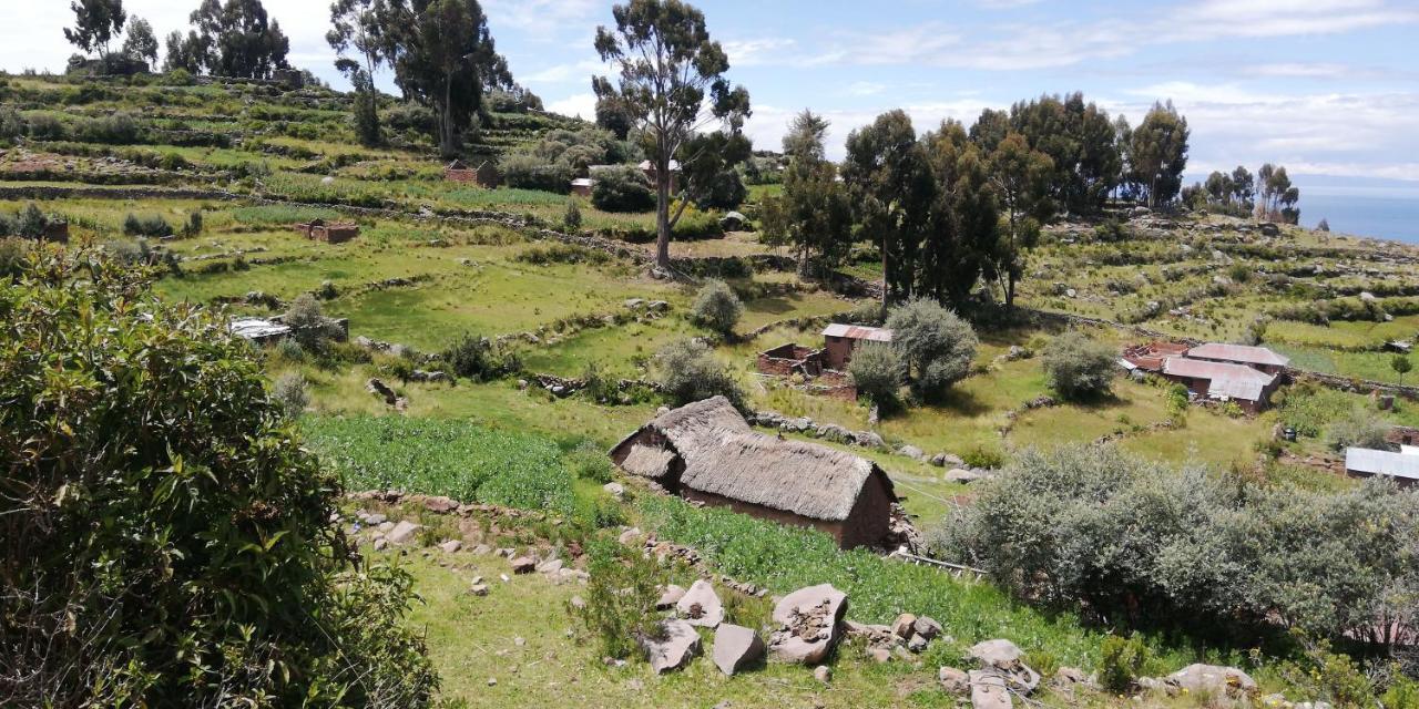 Taquile Hospedaje Mario Huillanopampa Bagian luar foto
